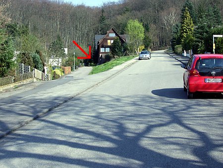 Zufahrt f&uuml;r Radfahrer